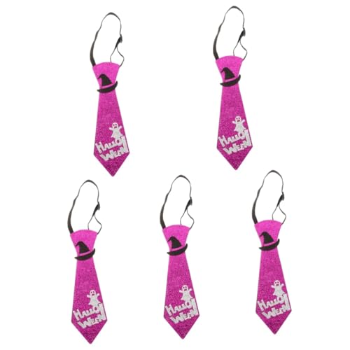 Healeved 5 Stück Halloween Halstuch für Erwachsene Necktie mit Hexenhut für Halloween Partys und Cosplay Veranstaltungen Langlebig und Wiederverwendbar Healeved 5 Stück Halloween Halstuch für Erwachsene Necktie mit Hexenhut für Halloween Partys und Cosplay Veranstaltungen Langlebig und Wiederverwendbar von Healeved