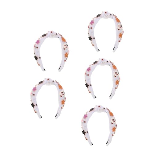 Healeved 5 Stück Halloween Perlen Stirnband mit Strass Geknotetes Haarband für Gothic Partys Kreative Kostüm Haaraccessoires für Halloween Veranstaltungen Healeved 5 Stück Halloween Perlen Stirnband mit Strass Geknotetes Haarband für Gothic Partys Kreative Kostüm Haaraccessoires für Halloween Veranstaltungen von Healeved