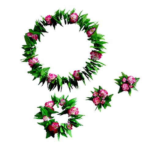 Healeved 5 Stück Hawaiian Blütenblatt Rock Teiliges mit Rock Blumenkranz Handgelenkband Haarschmuck für Tropische Kostümpartys für Erwachsene Fröhliches Design für Jede Feier Healeved 5 Stück Hawaiian Blütenblatt Rock Teiliges mit Rock Blumenkranz Handgelenkband Haarschmuck für Tropische Kostümpartys für Erwachsene Fröhliches Design für Jede Feier von Healeved