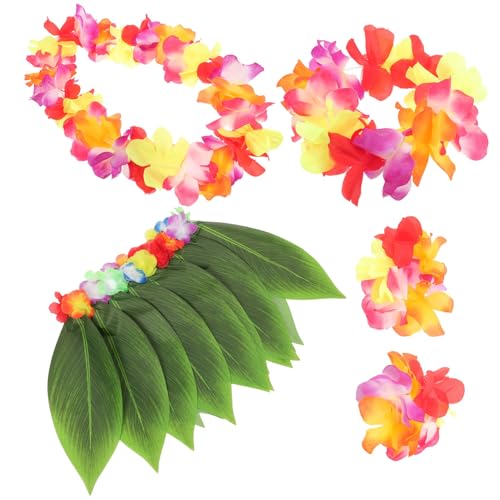 Healeved 5 Stück Hawaiianische Anziehung Tropenpartydekorationen Kostüm Violett Healeved 5 Stück Hawaiianische Anziehung Tropenpartydekorationen Kostüm Violett von Healeved