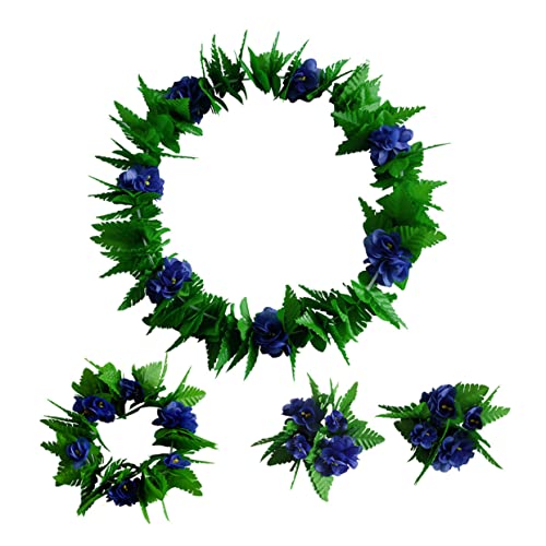 Healeved 5 Stück Hawaiianische Anziehung Tropisch Luau-party-outfits Strand Zubehör Dekorationen Blau Healeved 5 Stück Hawaiianische Anziehung Tropisch Luau-party-outfits Strand Zubehör Dekorationen Blau von Healeved