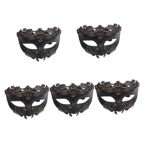 Healeved 5 Stück Kostüm Maske für Karneval Halbmaske für Maskenbälle Einzigartige Dekorative Maske für Kostümparty und Festivals und Elegant für Cosplay und Besondere Anlässe Healeved 5 Stück Kostüm Maske für Karneval Halbmaske für Maskenbälle Einzigartige Dekorative Maske für Kostümparty und Festivals und Elegant für Cosplay und Besondere Anlässe von Healeved