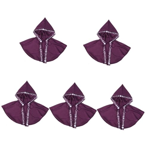 Healeved 5 Stück Mittelalterlicher Kapuzenumhang für Halloween Unisex Cosplay Umhang für Herren und Damen Vintage Kapuzen Cape für Karneval und Partys Stilvoller und Praktischer Umhang für Healeved 5 Stück Mittelalterlicher Kapuzenumhang für Halloween Unisex Cosplay Umhang für Herren und Damen Vintage Kapuzen Cape für Karneval und Partys Stilvoller und Praktischer Umhang für von Healeved