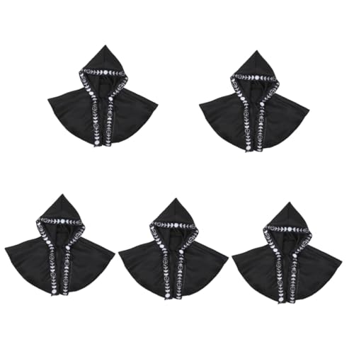 Healeved 5 Stück Mittelalterlicher Kapuzenumhang für Herren Vintage Halloween Cloak Cosplay Stilvoller und Einzigartiger Umhang für Rollenspiele und Kostümpartys Healeved 5 Stück Mittelalterlicher Kapuzenumhang für Herren Vintage Halloween Cloak Cosplay Stilvoller und Einzigartiger Umhang für Rollenspiele und Kostümpartys von Healeved