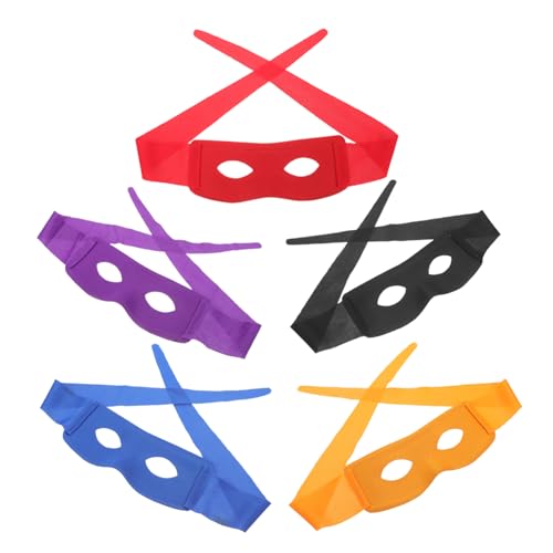 Healeved 5 Stück Teiliges Halbgesichtsmaske aus Farbigem PVC für Herren und Damen Einzigartige Party und Maskenball Maske Vielseitig für Halloween Kostüm und Cosplay Partys Geeignet Healeved 5 Stück Teiliges Halbgesichtsmaske aus Farbigem PVC für Herren und Damen Einzigartige Party und Maskenball Maske Vielseitig für Halloween Kostüm und Cosplay Partys Geeignet von Healeved