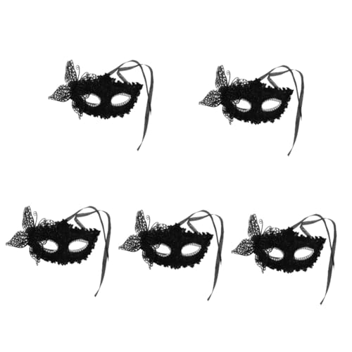 Healeved 5 Stück Venezianische Halbmaske für Karneval Cosplay und Maskerade Leichte Elastische Party Maske für Damen und Herren für Tanz und Festliche Anlässe Healeved 5 Stück Venezianische Halbmaske für Karneval Cosplay und Maskerade Leichte Elastische Party Maske für Damen und Herren für Tanz und Festliche Anlässe von Healeved