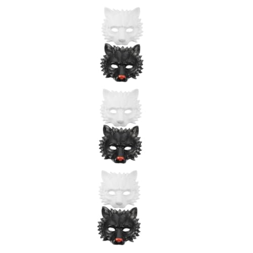 Healeved 6 Stck. Löwenmaske für Erwachsene PU Halloween Kostüm Maske Atemberaubende Tiermaske für Maskerade Karneval und Themenpartys Unisex Realistische und Komfortable Healeved 6 Stck. Löwenmaske für Erwachsene PU Halloween Kostüm Maske Atemberaubende Tiermaske für Maskerade Karneval und Themenpartys Unisex Realistische und Komfortable von Healeved