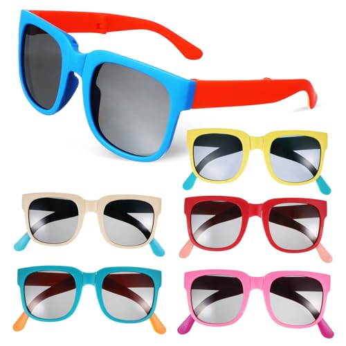 Healeved 6 Stück Kindersonnenbrille Faltbare Sonnenbrille Geburtstag Sonnenbrille Neuartige Sonnenbrille Große Sonnenbrille Für Sonnenbrillen-party Stk Healeved 6 Stück Kindersonnenbrille Faltbare Sonnenbrille Geburtstag Sonnenbrille Neuartige Sonnenbrille Große Sonnenbrille Für Sonnenbrillen-party Stk von Healeved