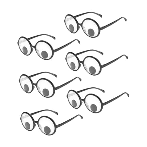 Healeved 6 Stück Lustige Augapfelbrille Neuheit schattiert lustige Brillen wiederaufladbare LED Rave bewegliche Augapfelbrille Dekorationen Gläser brille party sonnenbrille lustig Plastik Healeved 6 Stück Lustige Augapfelbrille Neuheit schattiert lustige Brillen wiederaufladbare LED Rave bewegliche Augapfelbrille Dekorationen Gläser brille party sonnenbrille lustig Plastik von Healeved