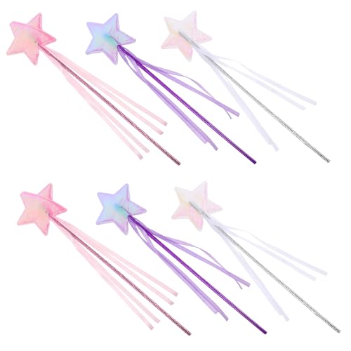 Healeved 6 Stück Pentagramm-fee-zauberstab Prinzessin Gastgeschenke Gefälligkeiten Für Weihnachtsfeiern Funkeln Feenstern Zauberstab Requisiten Neu Feenstock Mädchen Geburtstag Kleid Stoff Healeved 6 Stück Pentagramm-fee-zauberstab Prinzessin Gastgeschenke Gefälligkeiten Für Weihnachtsfeiern Funkeln Feenstern Zauberstab Requisiten Neu Feenstock Mädchen Geburtstag Kleid Stoff von Healeved