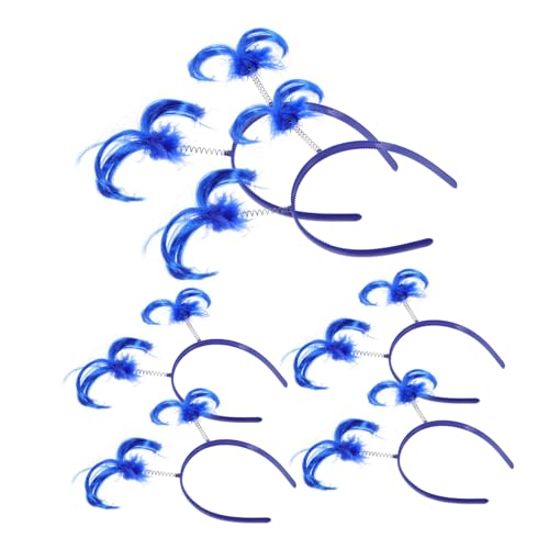 Healeved 6 Stück Teiliges Party Haarreifen mit Federn Rutschfestes Haarschmuck Accessoire für Damen für Karneval Geburtstag Bachelorette und Festliche Anlässe von Healeved
