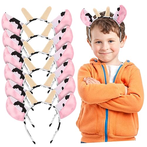 Healeved 6 Stück Teiliges Plüsch Tierkopf Stirnband Haarreif Kostüm Party Haardekor für Karneval Halloween Geburtstag Fest Healeved 6 Stück Teiliges Plüsch Tierkopf Stirnband Haarreif Kostüm Party Haardekor für Karneval Halloween Geburtstag Fest von Healeved