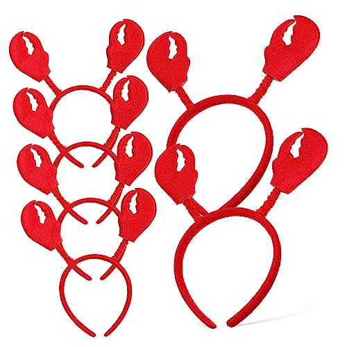 Healeved 6 Stück Teiliges Stirnband für Erwachsene Lustige Hummer Kopfbedeckung für Cosplay Partys Geburtstagsfeiern und Familienfeiern Einzigartiges Accessoire für Tierkostüme Healeved 6 Stück Teiliges Stirnband für Erwachsene Lustige Hummer Kopfbedeckung für Cosplay Partys Geburtstagsfeiern und Familienfeiern Einzigartiges Accessoire für Tierkostüme von Healeved