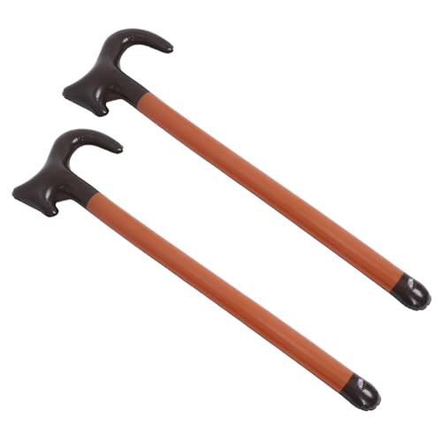 Healeved 8 Stck. Aufblasbare Krücken Durable Gehstock für Partys Bühnenaufführungen und Strandspiele Kreative Deko für Halloween und Weihnachten Healeved 8 Stck. Aufblasbare Krücken Durable Gehstock für Partys Bühnenaufführungen und Strandspiele Kreative Deko für Halloween und Weihnachten von Healeved