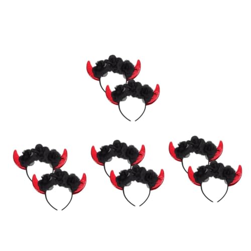 Healeved 8 Stck. Halloween Teufelshorn Haarreif Flexibles Stirnband mit Einzigartigem Design für Halloween Kostüme Bequemes Kopfschmuck Accessoire für Partys und Feiern Healeved 8 Stck. Halloween Teufelshorn Haarreif Flexibles Stirnband mit Einzigartigem Design für Halloween Kostüme Bequemes Kopfschmuck Accessoire für Partys und Feiern von Healeved