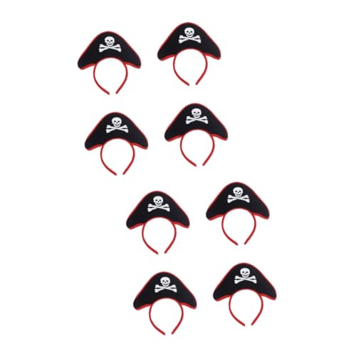 Healeved 8 Stck. Piratenkopf Hoop Kostüm Piraten-Haarband Mädchen Reifen Halloween-Haarband haarschmuck Halloween-Kopfschmuck verkleiden Haarspangen aus Knochen Piratenanzug Schwarz Healeved 8 Stck. Piratenkopf Hoop Kostüm Piraten-Haarband Mädchen Reifen Halloween-Haarband haarschmuck Halloween-Kopfschmuck verkleiden Haarspangen aus Knochen Piratenanzug Schwarz von Healeved