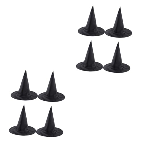 Healeved 8 Stck. Teiliges Hexenhut Schwarzem Oxford- Spitz Zulaufend Leicht und Tragbar Halloween Zauberer Kostüm Zubehör für Cosplay Party und Maskerade Healeved 8 Stck. Teiliges Hexenhut Schwarzem Oxford- Spitz Zulaufend Leicht und Tragbar Halloween Zauberer Kostüm Zubehör für Cosplay Party und Maskerade von Healeved