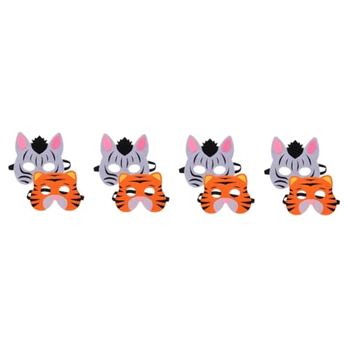 Healeved 8 Stck. Tiermaske für Cartoon Animal Mask für Halloween Kostümparty und Cosplay Verstellbar und für und Fotos mit Freunden Healeved 8 Stck. Tiermaske für Cartoon Animal Mask für Halloween Kostümparty und Cosplay Verstellbar und für und Fotos mit Freunden von Healeved