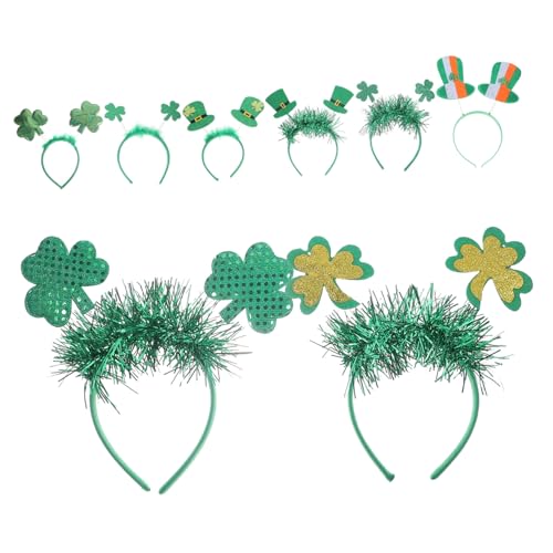 Healeved 8 Stück Teiliges Shamrock Stirnband für Patrick's Day Grünes Kleeblatt Haaraccessoire für Party Dekoration und Kostüm Events Einzigartiges Design für Unvergessliche Auftritte Healeved 8 Stück Teiliges Shamrock Stirnband für Patrick's Day Grünes Kleeblatt Haaraccessoire für Party Dekoration und Kostüm Events Einzigartiges Design für Unvergessliche Auftritte von Healeved