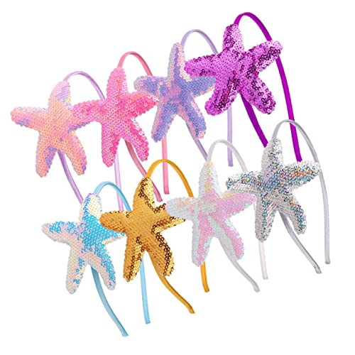 Healeved 8Stücke Haarreif Für Seastar Kopfschmuck Mit Meerestier Farbenfrohe Haarbänder Für Partys Und Tägliche Outfits Langlebig Und Stylisch von Healeved