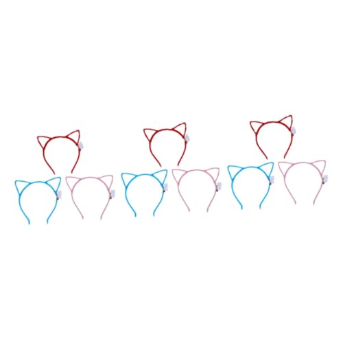 Healeved 9 Leuchtende Kopfbedeckung Halloween-party-stirnband Leuchtender Kopfschmuck Cosplay-party-haarband Zufällige Farbe von Healeved