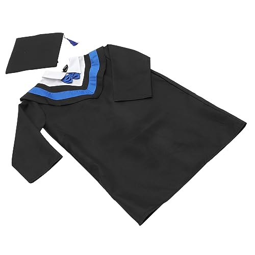 Healeved Abschlussrobe mit Quaste und Mütze Blau Atmungsaktiv und Geeignet für Kindergartenkinder Festliches Kostüm für Abschlussfeier und Fotografie Healeved Abschlussrobe mit Quaste und Mütze Blau Atmungsaktiv und Geeignet für Kindergartenkinder Festliches Kostüm für Abschlussfeier und Fotografie von Healeved