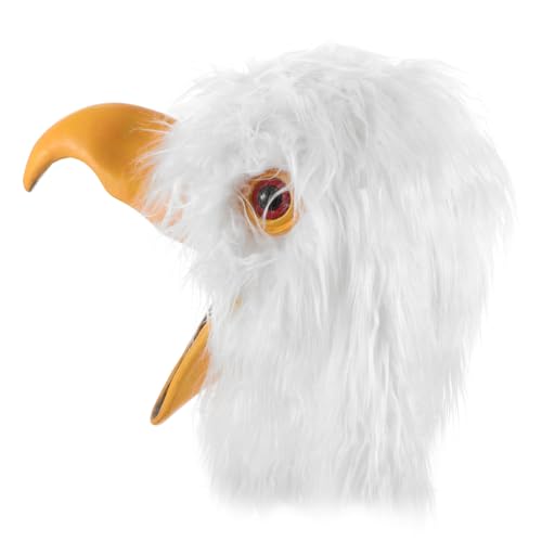 Healeved Adlermaske Halloween Madk Tiermaske Adlerschnabelmaske Vogelkostüm Weißkopfseeadlerkostüm Adlerkostüm Kindermaske Halloween Weißkopfseeadler Halloween Masken Für Erwachsene Weiße von Healeved