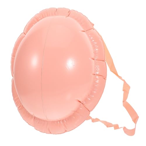 Healeved Aufblasbarer Fake Schwangerschaftsbauch PVC Cosplay Kostüm Requisit für Halloween Party Erwachsene Leicht Tragbar Komfortabel Hautfreundlich von Healeved