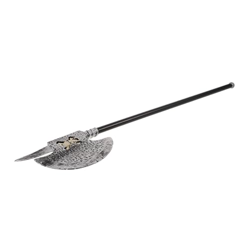 Healeved Axtstütze Halloween-Mitarbeiter Halloween Axe Prop Halloween- -Requisiten Halloween-Cosplay-Requisiten Halloween Kostüm Silver Plastik von Healeved