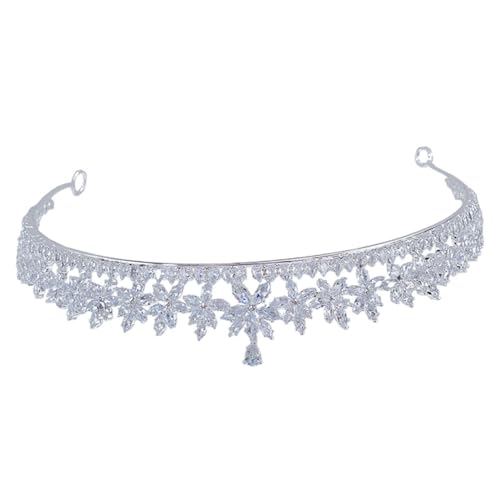 Healeved Brautkrone mit Zirkonia Besetzt Leichtes Stirnband für Damen Komfortabel und Hautschonend Geeignet für Hochzeit Abschlussball Party und Festliche Anlässe Healeved Brautkrone mit Zirkonia Besetzt Leichtes Stirnband für Damen Komfortabel und Hautschonend Geeignet für Hochzeit Abschlussball Party und Festliche Anlässe von Healeved