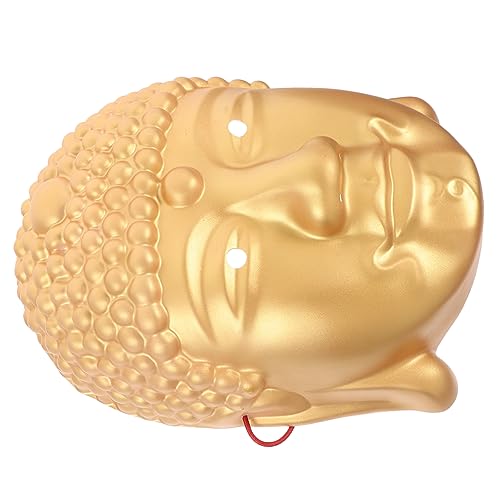 Healeved Buddha Maske für Halloween Cosplay und Karneval Einzigartige Buddha Gesichtsmaske Leicht und für Festlichkeiten und Rollenspiele Healeved Buddha Maske für Halloween Cosplay und Karneval Einzigartige Buddha Gesichtsmaske Leicht und für Festlichkeiten und Rollenspiele von Healeved