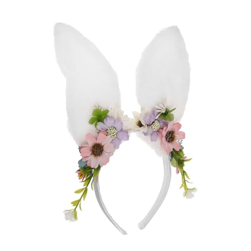 Healeved Bunny Ears Haarband mit Hasenohren Stilvolles Cosplay Accessoire für Partys Fotoshootings und Make Up Charmantes und Auffälliges Design für Damen für Kostüm Events Healeved Bunny Ears Haarband mit Hasenohren Stilvolles Cosplay Accessoire für Partys Fotoshootings und Make Up Charmantes und Auffälliges Design für Damen für Kostüm Events von Healeved