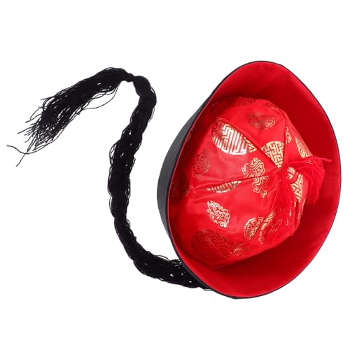Healeved Chinesische Antike Zombie Hut für Halloween Kostüm Qing Kleidung Zubehör für Bühnenauftritte und Filmproduktionen Healeved Chinesische Antike Zombie Hut für Halloween Kostüm Qing Kleidung Zubehör für Bühnenauftritte und Filmproduktionen von Healeved