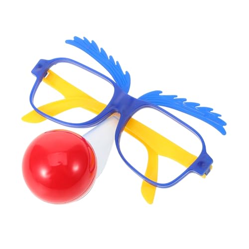 Healeved Clownbrille mit Lustiger Nase Cosplay Accessoire für Halloween Karneval und Partys Vielseitig und Kreativ für Gesichtsformen Healeved Clownbrille mit Lustiger Nase Cosplay Accessoire für Halloween Karneval und Partys Vielseitig und Kreativ für Gesichtsformen von Healeved