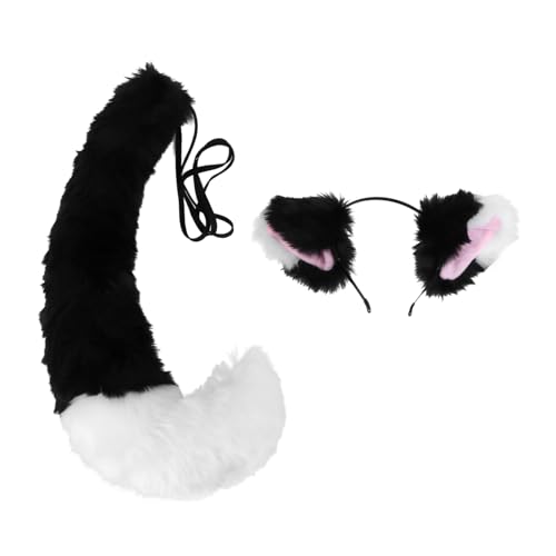 Healeved Cosplay Fuchsohren und Plüsch Haarschmuck Langlebig und Formstabil für Halloween Party Karneval Damen und Herren Healeved Cosplay Fuchsohren und Plüsch Haarschmuck Langlebig und Formstabil für Halloween Party Karneval Damen und Herren von Healeved