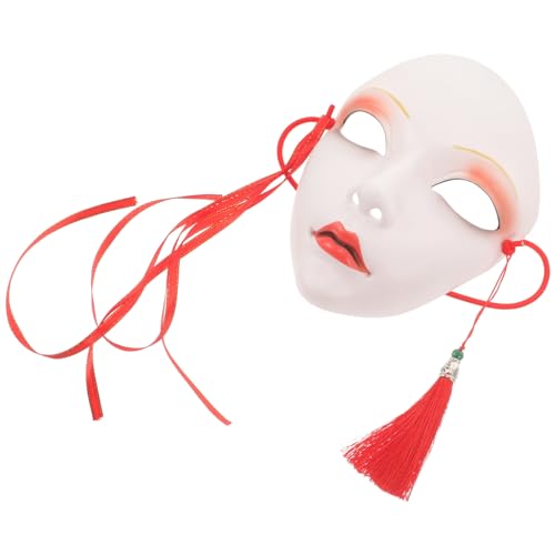 Healeved Cosplay Maske Für Karneval Handbemalte Gesichtsmaske Im Chinesischen Halloween Themenpartys Vielseitig Einsetzbar Komfortabel Hingucker von Healeved