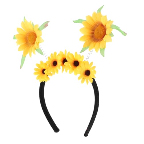 Healeved Elastischer Haarreif mit Realistischem Sonnenblumen design Leichtes Blumen haarband für Mädchen Vielseitiger Haarschmuck für Party Fotoshooting und Festival Bequeme Kopfbedeckung Healeved Elastischer Haarreif mit Realistischem Sonnenblumen design Leichtes Blumen haarband für Mädchen Vielseitiger Haarschmuck für Party Fotoshooting und Festival Bequeme Kopfbedeckung von Healeved