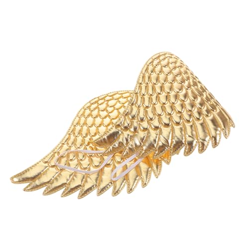 Healeved Engelsflügel Kostümdekoration für Goldene Stoffflügel für Halloween Party und Karneval für Cosplay und Maskeraden Healeved Engelsflügel Kostümdekoration für Goldene Stoffflügel für Halloween Party und Karneval für Cosplay und Maskeraden von Healeved