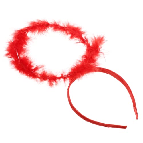Healeved Engelskranz Haarband Rotes Kostümzubehör für Cosplay und Partys Accessoire für Halloween Verkleidungen Healeved Engelskranz Haarband Rotes Kostümzubehör für Cosplay und Partys Accessoire für Halloween Verkleidungen von Healeved