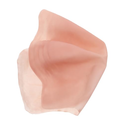 Healeved Erweiterte Kahle Kopfhaut Kopf- Bausatz Halloween-glatzmützen Unbehaart Cosplay -Accessoire Streich Lustig Glatze Für Erwachsene Zubehör Abdeckung Beige Emulsion von Healeved