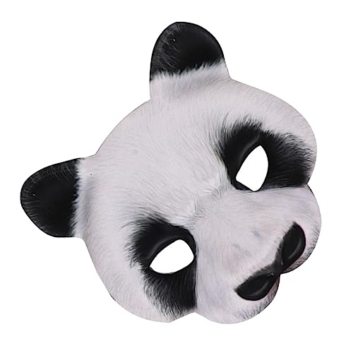 Healeved Eva Panda Maske für Halloween Kostümparty Tiermaske für Erwachsene für Karneval Fotografie Maskerade Süße Halloween Dekoration von Healeved
