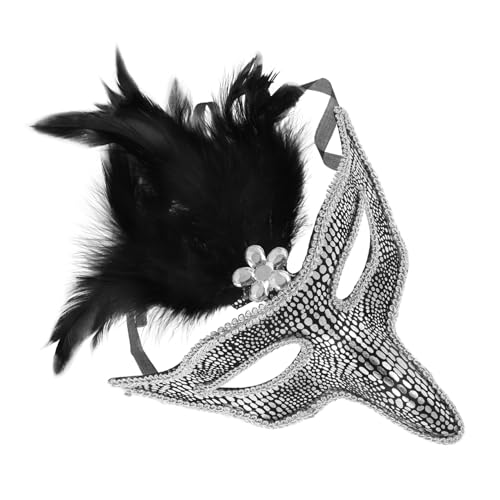 Healeved Feder Maske Adler-kostümmaske Hälfte Halloween Dekoration Gefiedert Schnabel Produkt Masken Adler Gesichtsmaske Damen Vogel-maskerade-maske Dekorativ Plastik von Healeved