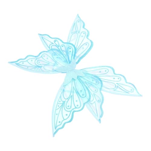 Healeved Feenflügel Blau Schmetterling Party Groß Rosa Pastell Flügel Kostüm Feenkostüm Flügel Garn von Healeved