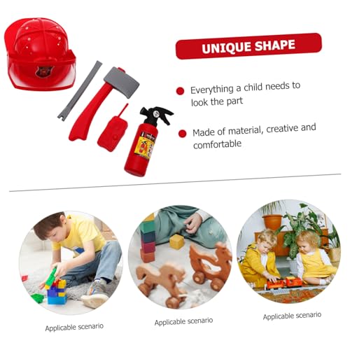 Healeved Feuerwehrmann Kostüm Teiliges Feuerwehr Rollenspiel Zubehör für Jungen Mädchen Realistisches Feuerwehrmann Kostüm für Fasching Karneval Aufführungen und Verkleidungsspiele Healeved Feuerwehrmann Kostüm Teiliges Feuerwehr Rollenspiel Zubehör für Jungen Mädchen Realistisches Feuerwehrmann Kostüm für Fasching Karneval Aufführungen und Verkleidungsspiele von Healeved