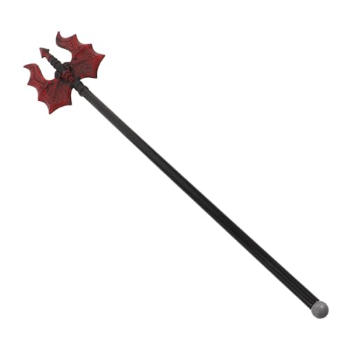 Healeved Flammen-dreizack- Gefälschte Heugabel Dreizackkostüm Halloween-Mitarbeiter Halloween-feuerfeuer Halloween-explosionsdekorationen Halloween-körperteile Requisiten Plastik von Healeved
