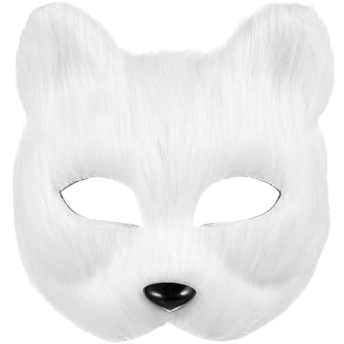 Healeved Fox Halbmaske DIY Tiermaske aus Robustem Material Leichte Fuchsmaske mit Augen Nasenöffnung für Halloween Karneval Fasching Kinderpartys und Kreative Kostümgestaltung Healeved Fox Halbmaske DIY Tiermaske aus Robustem Material Leichte Fuchsmaske mit Augen Nasenöffnung für Halloween Karneval Fasching Kinderpartys und Kreative Kostümgestaltung von Healeved