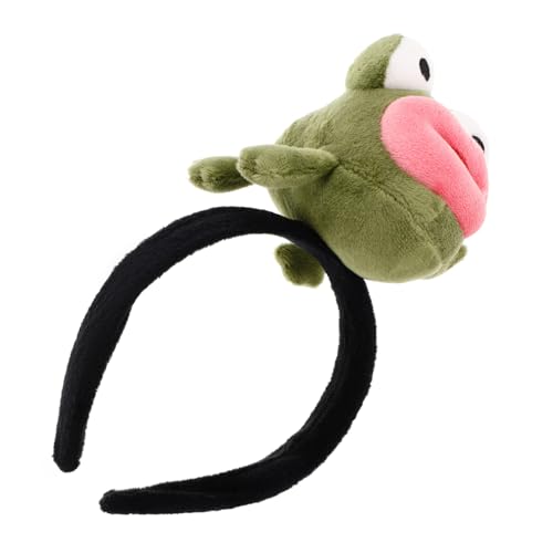 Healeved Frosch Stirnband Cartoon Haarreif Niedliches Tier Accessoire für Partys Cosplay Karneval und Mehr Bequem und Auffällig für Jede Gelegenheit von Healeved
