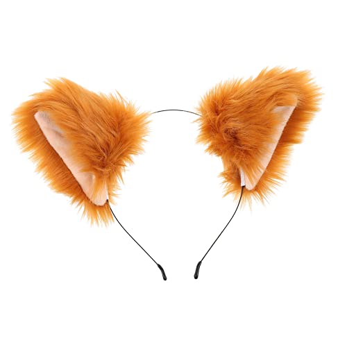 Healeved Fuchs Ohr Stirnband aus Plüsch für Cosplay und Kostümpartys Einzigartige Fotografie Requisite und Haaraccessoire für Tägliches Tragen und Make Up Healeved Fuchs Ohr Stirnband aus Plüsch für Cosplay und Kostümpartys Einzigartige Fotografie Requisite und Haaraccessoire für Tägliches Tragen und Make Up von Healeved