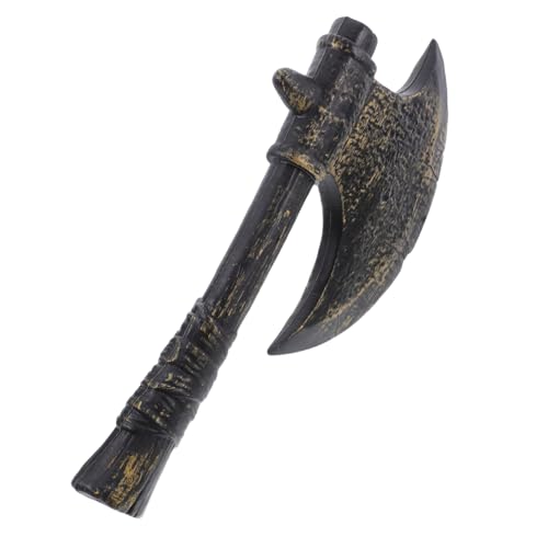 Healeved Gangster Requisiten Axe Hatchet Kostüm Requisit Halloween-Cosplay-Requisiten -Requisite Halloween Realistische Holzfäller- -Stütze Plastik Dark Brown von Healeved