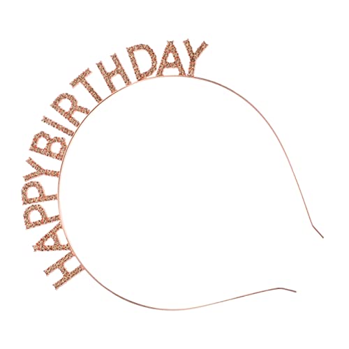 Healeved Geburtstags Stirnband Geburtstags Tiara Accessoire Für Mädchen Strass Stirnbänder Für Bunte Geburtstagskronen Für Glitzer Reifen Haarschmuck Party von Healeved